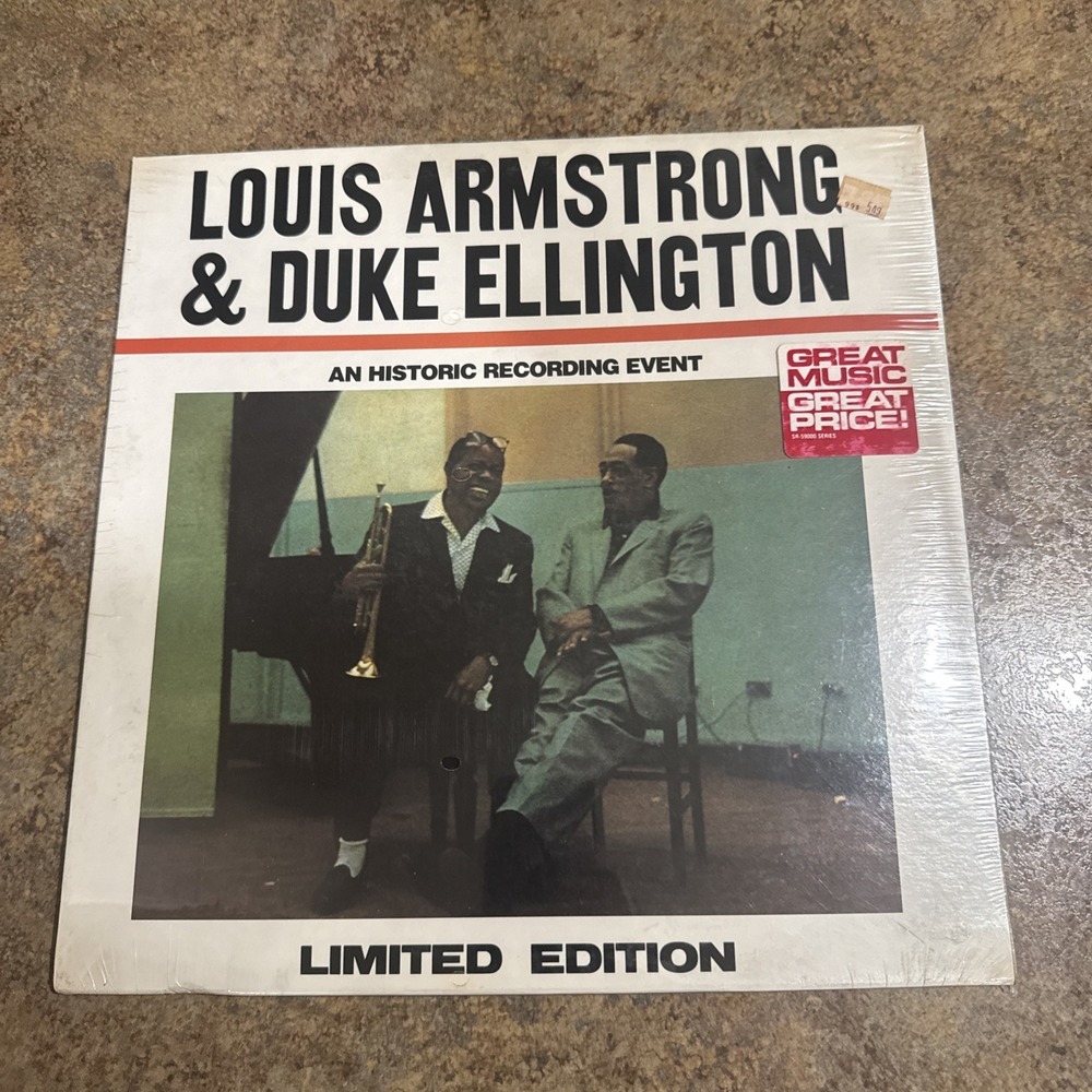 Louis Armstrong & Duke Ellington-Historic Recording Event 1981 - Vinyl LP Sealed